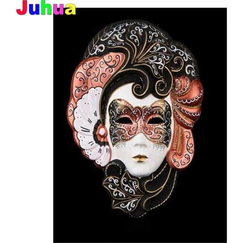 Mask DIY diamond painting,full,square,round abstract woman diamond embroidery mosaic diamond stitch 5d diy handwork home decor