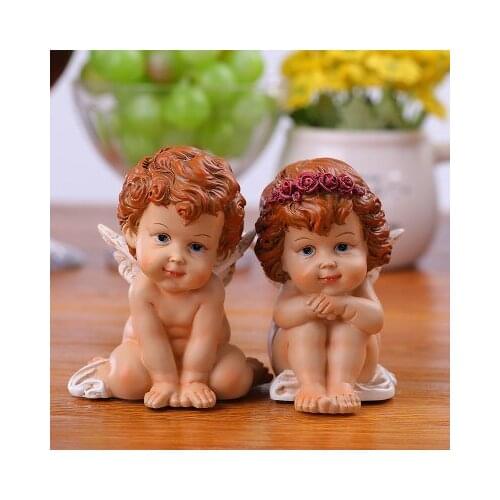 Fine figure Cupids little angel adorable resin crafts wedding contracted merry christmas decorations home