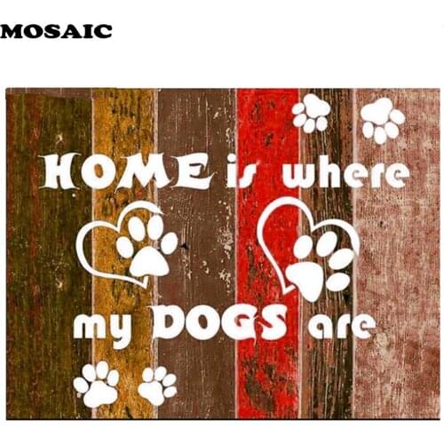 My dog,sale Diamond embroidery crystal 5D Diamond painting full square Pictures of rhinestones Diamond mosaic home decor