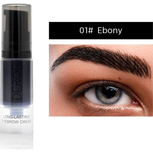 6 Color Henna Eyebrow Gel Waterproof Dyeing Makeup Brush Set Brown Enhancer Eyebrow Dyeing Cream Makeup Paint feature