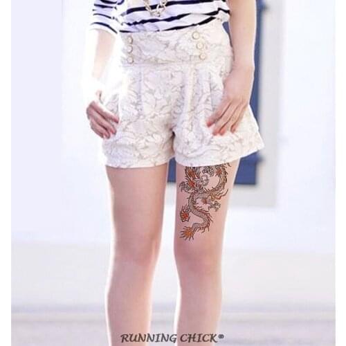 Dragon Print Tattoo Pantyhose Wholesales