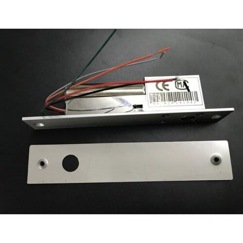 Five-wire Low Temperature Electric Bolt Lock DC 12V Electronic Lock for Access Control System Wooden/Metal Door with Time Delay