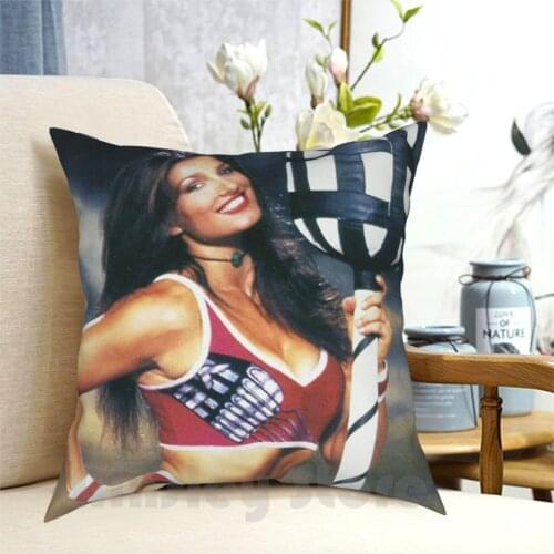 Retro Gladiators Jet With Pugil Sticks Pillow Case Printed Home Soft DIY Pillow cover Game Show Sports Itv Ulrika Jonson