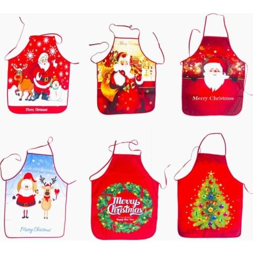 Christmas Decorations for Home Kitchen Santa Claus Apron New Year 2022 Christmas Gifts Christmas Ornaments Goods Natal Navidad