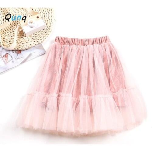 Pink Girls Tutu Skirt 2021 New Spring Mesh Toddler Teens Princess Skirt for 3 4 5 6 7 8 9 10 11 12 Year Girl Children Outfits