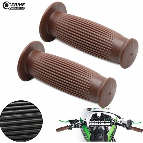22/24mm Motorcycle Handle Grip Cafe Racer Hand Grips for Yamaha XSR900 SR4000 SXR1300 CG125 XJ Apocalypse Benelli