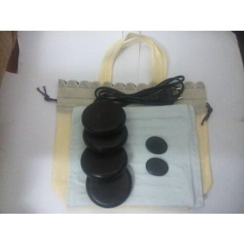 Stone massage Heater bag,220V electric heating bag for hot energy lava volcanic stone spa massage with 6 stones free shipping