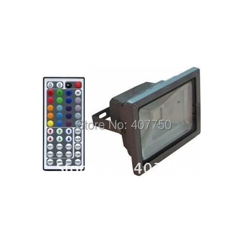 Elegant design IR remote rgb led flood light 20w COB imported chips used for mines and undersea tunnels