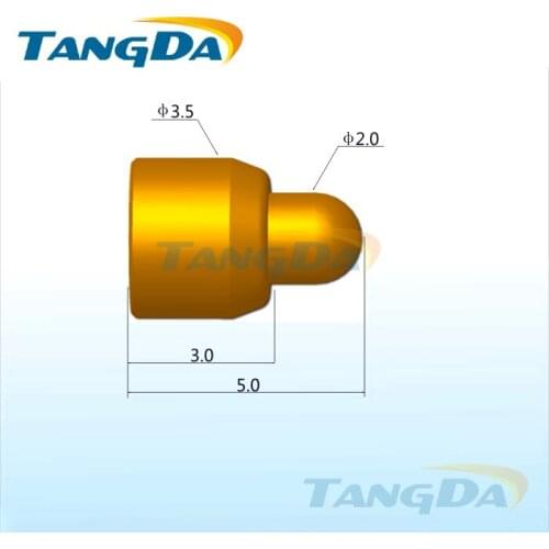 Tangda pogo pin connector DHL/EMS D3.5*5.0mm 2A Mobile phone battery connector Charging pin Spring thimble Current pin Contact