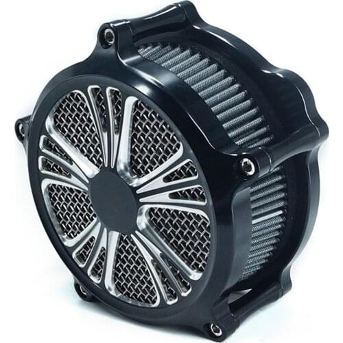 Air Filter Venturi Motorcycle Cold Air Intake Cnc Cleaner Kit Chrome for Harley Sportster XL 883 XL 1200 2007 - up Fitment-A