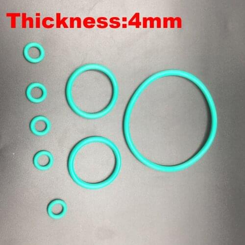 1pc 255x4 255*4 260x4 260*4 265x4 265*4 OD*Thickness Green Fluoro FKM Fluorine Rubber O-Ring Grommet Washer Seal O Ring Gasket