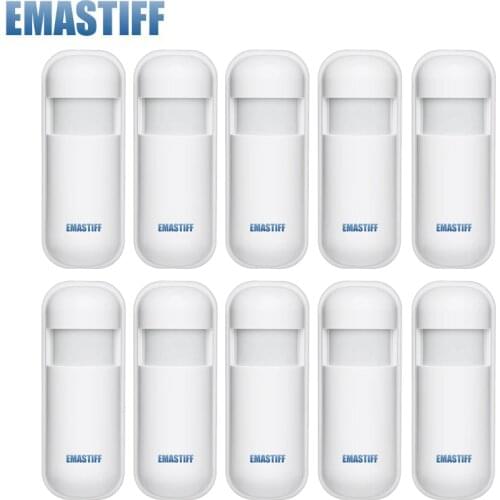 10pcs W2B accessories Wireless Infrared PIR Detector 433mhz PIR Sensor for WIFI security GSM W3B W4B PG103 106 107 alarm system