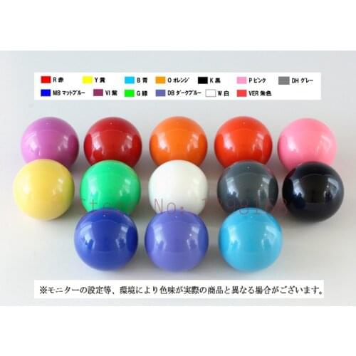 100% SANWA LB35 BALLTOP handle Arcade Replacement Top ball for SANWA SEIMITSU Joystick handle stick controller 15 color