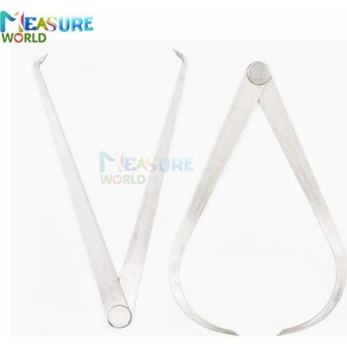 2pcs Calipers 150-450mm Metal caliper Firm Joint Inside and Outside Caliper Stainless Steel Machinist Carving Measurement Tool