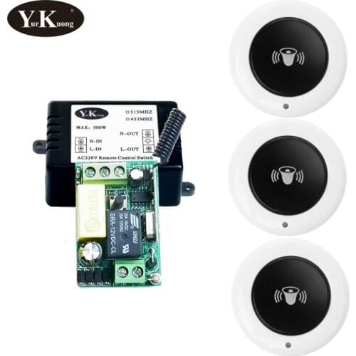 433 MHz AC 220V Mini Small Remote Control Switch for Light Lighting Ceilling Light LED String Wireless ON OFF ASK Smart Home 315