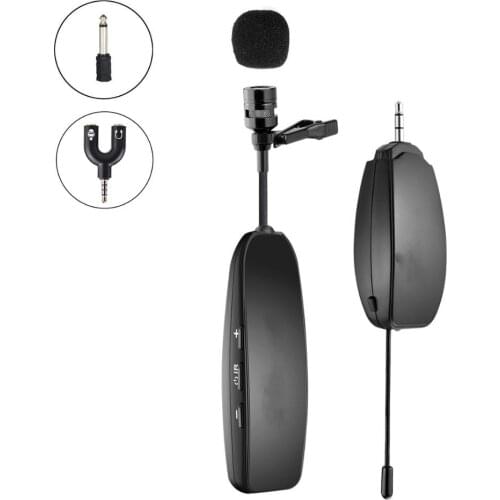 Wireless Lapel Lavalier Microphones Ideal for Speakers, Fitness, Voice Recording for Phones, Cameras