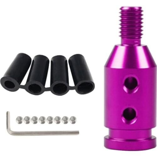 For BMW Non Threaded Shifters Shift Knob Adapter 10x1.5mm Purple