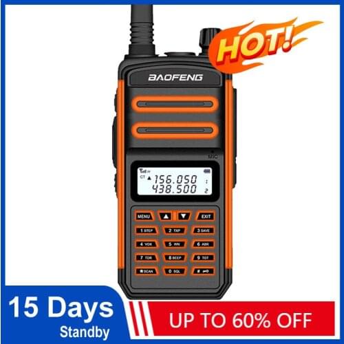 BaoFeng S5 Plus Two Way Radio 10W Long Range 30KM 128CH Dual Band VHF(136-174MHz)UHF(400-520MHz) Amateur Portable Walkie Talkie