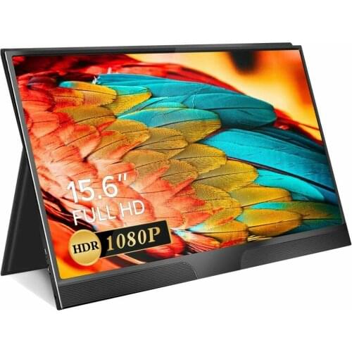 EVICIV 15.6" FHD 1080P Portable Monitor Gamer For Xbox Series x PS4 Laptop 60Hz 178° Viewing Angle Mini HDMI Port Display Type C