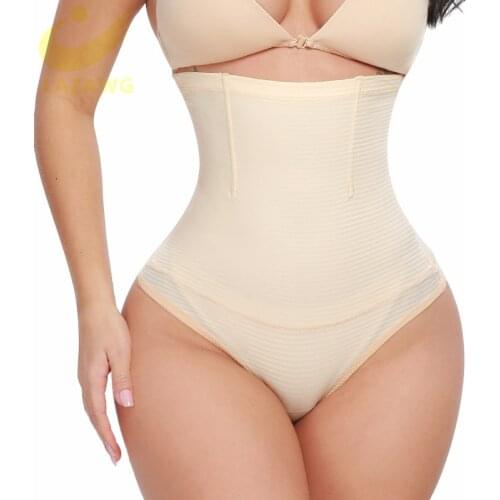 LAZAWG High Waist Cincher Trainer Panties Body Shaper Underwear Tummy Control Thong Shapewear Girdles Slimmer Seamless Sexy Shap