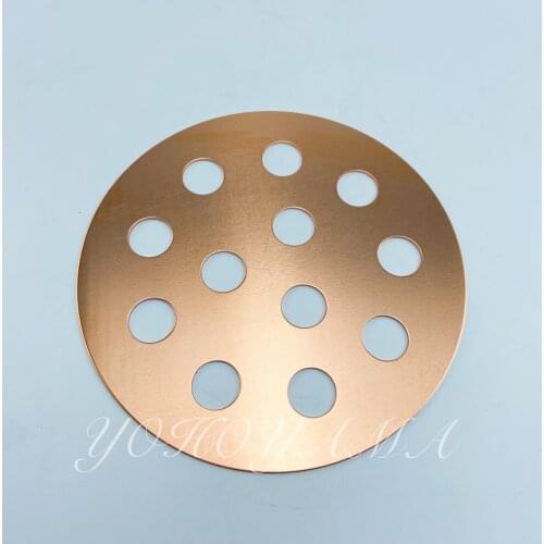 FreeShipping OD151.9mm Red Copper Plate For 6" OD167 Distillation Column,Moonshine,Reflux Column For Homeblew,Thickness 1.2mm