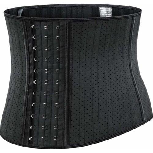 Latex Waist Trainer Body Shaper Tummy Corset Colombian Girdles Slimming Belt Waist Cincher 25 Steel Bone Workout Shapewear 6XL