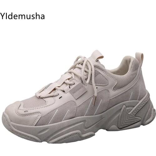 Mens Breathable Sneakers Spring Fashion Sport Shoes Autumn Gray Men‘s PU Mesh Splicing Casual Shoes Men Lace-up Soft Sole Shoes