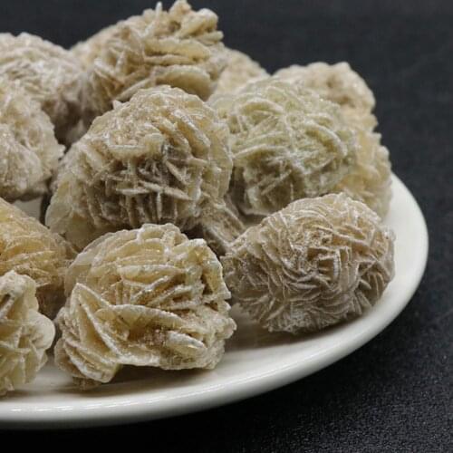 4-5 cm spherical Desert Rose Selenite Crystal Stone Specimen Crystal Love Stone Healing L7G9