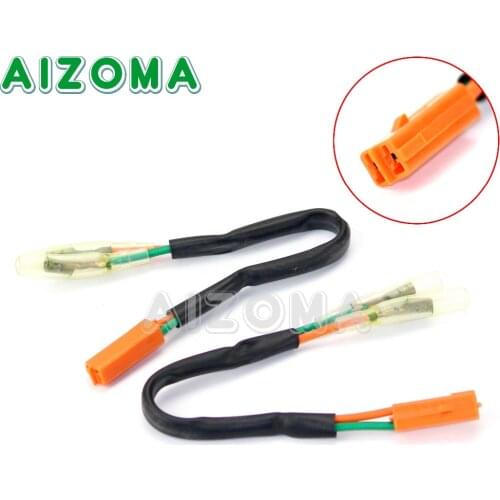 Turn Signal Adapter Plug 2Pcs For Honda 99-03 CBR 600 900 929 954RR F4 VTR 1000F RC51 Motorcycle Connector Harness Indicator