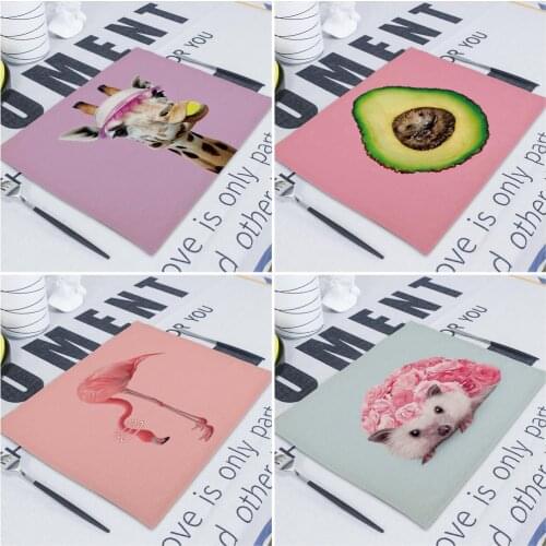 Cartoon Animal Drink Coaster Table Napkins Placemat For Dining Table Cup Coaster Placemats For Table Individual Table Mat