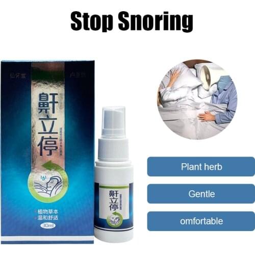 30ML/Bottle Anti Snoring Spray Stop Snore Improve Sleeping Quality Nasal Congestion Easier Better Breath Relief Cold Sneezing