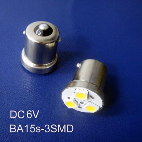 High quality DC6V BA15s 1156 1056 1141 R5W R10W led bulb light lamp PY21W P21W BAU15S LED Bulbs free shipping 5pcs/lot