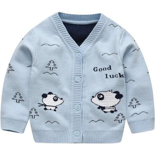 Newborn baby sweater boys and girls cardigan sweater coat 0-24months