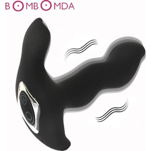 Sex Shop Prostate Massage Anal Plug Vibrator Sex Toys for Men Women G spot Stimulator Dual Vibrating Men Masturbator Erotic Toys