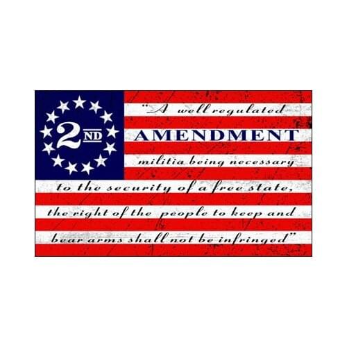 90x150 CM 2nd Second Amendment 1791 Vintage American Flag For Decoration