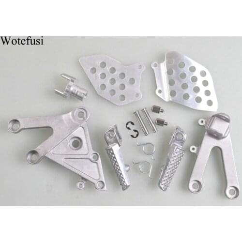 Wotefusi Front Rider Foot Pegs Bracket 03 04 05 06 For Honda CBR 600 RR 2003-2006 [MT167]