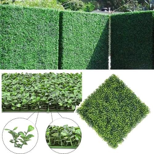 Green-ery Wall Backdrop- Artificial Green Plant Wall Decor Plastic Green-ery Decor Encrypted Milan Lawn Wall Decoration