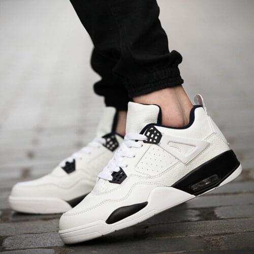 2021 Lovers Sneakers Large Size Women Shoes Femme Basket Homme AJ4 Walking Jogging Air Cushion Sports Casual Shoes Running Shoes