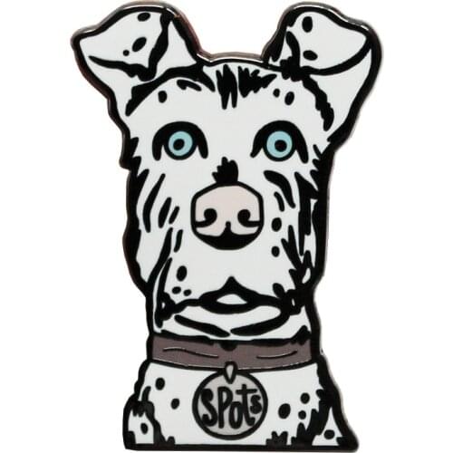 Isle of Dogs Wes Anderson SPOTS Hard Enamel Pin