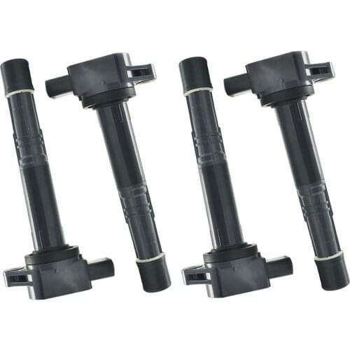 4pcs 099700-148 Ignition Coil For Acura ILX Honda Civic Crosstour CR-V Accord 2.4 2.4L Mazda Protege 2.0 2.4 3.5L 30520-R40-007