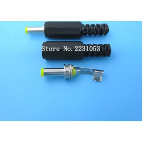 5PCS/LOT 4.0*1.7 Laptop Netbook DC Power Tip Plug Connector 1.7 4.0mm , DC male Power Tip/Plug Yellow Tip 4.0X1.7 MM