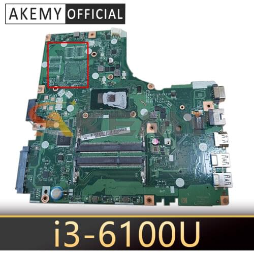 A4WAS LA-C611P FOR Acer Aspire E5-474G E5-474 P248 laptop motherboard with i3-6100u 100% fully tested NBG49110016