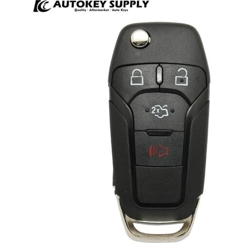 ForFord Remote Flip Key 3+1 Bottons CARKEY AKFDF115