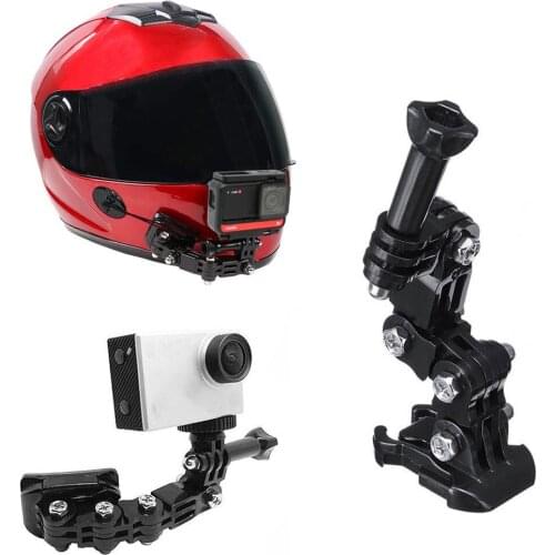 Motorcycle Helmet Mount Curved Adhesive Arm for Yi 4K GoPro Max Hero 9 8 7 6 5 SJCAM Insta360 One R H9 Action Camera Accessories