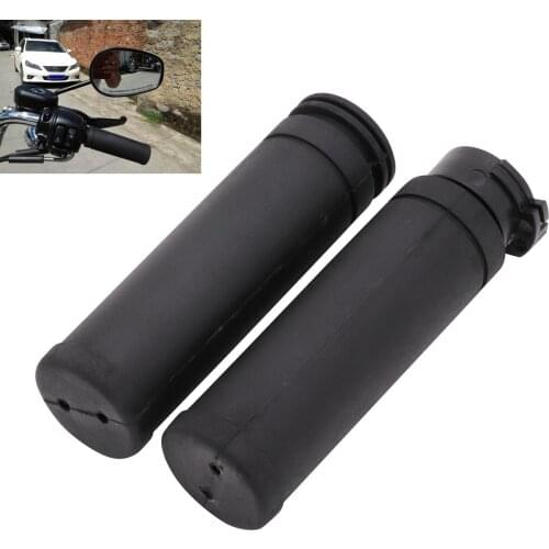 1"25mm Left/Right Motorcycle Black/Chrome Hand Grips For Harley Sportster 883 1200 XL XR Softail Touring Dyna VRSC Handlebar