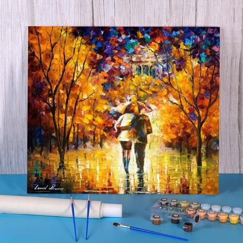 London, Saint James Park DIY Paint By Numbers Complete Kit Acrylic Paints 40*50 Canvas Pictures Loft Picture Handiwork