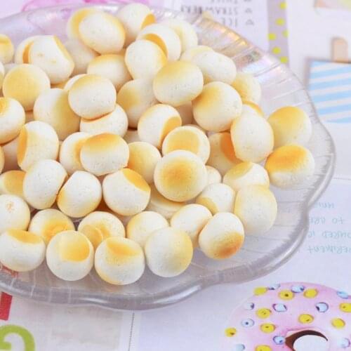 10 pcs Mini Cookies Charms for DIY Candy Polymer Filler Accessories Toys Modeling Clay Kit for Children