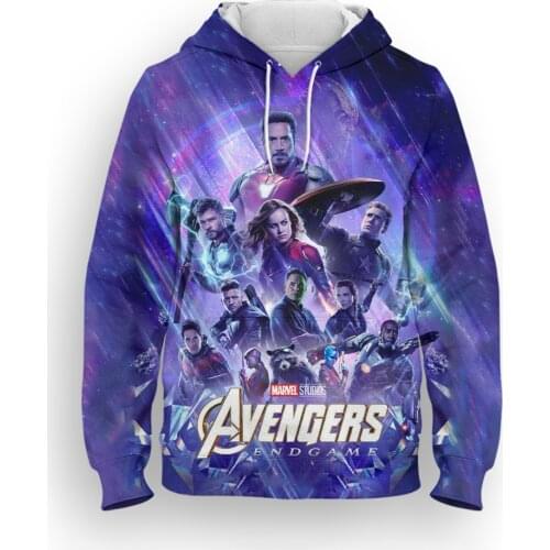 Marvel The Avengers Cool Mens Hoodies Fashion 3D Printed Boy Girl Kids Clothing Harajuku Style Womens Sweatshirt