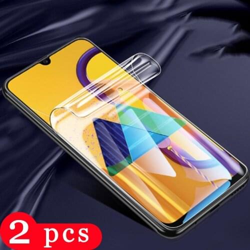Soft full cover protective film for samsung galaxy M30S M10 M20 M30 hydrogel film phone screen protector Not Glass