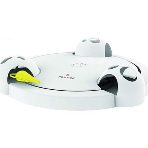 New Pounce Cat Toy, Interactive Automatic Toy Adjustable Electronic Battery Operated Toy